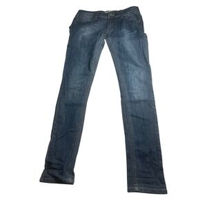 So Qut Women Jeans Skinny Fit‎ Blue Wash Stretch Denim Size S